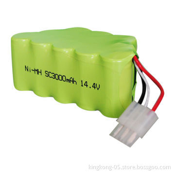 14.4V Ni-Mh SC 3,000mAh Rechargeable Battery Packs for Cleaner